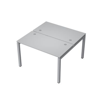 Avance 6МБ.5268 (Серый арктик/алюминий матовый) Бенч-система на 2 рабочих места