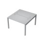 Avance 6МБ.5268 (Серый арктик/алюминий матовый) Бенч-система на 2 рабочих места