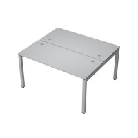 Avance 6МБ.5269 (Серый арктик/алюминий матовый) Бенч-система на 2 рабочих места