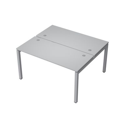 Avance 6МБ.5269 (Серый арктик/алюминий матовый) Бенч-система на 2 рабочих места