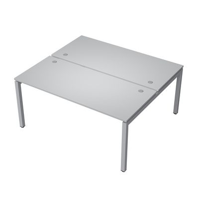 Avance 6МБ.5274 (Серый арктик/алюминий матовый) Бенч-система на 2 рабочих места