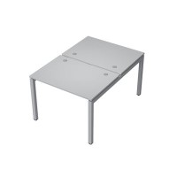 Avance 6МБ.5277 (Серый арктик/алюминий матовый) Бенч-система на 2 рабочих места