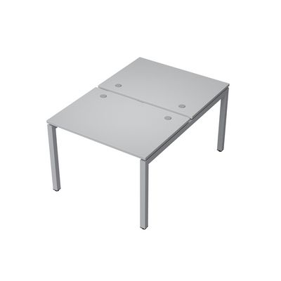 Avance 6МБ.5277 (Серый арктик/алюминий матовый) Бенч-система на 2 рабочих места