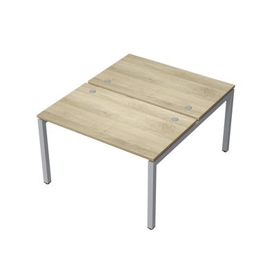 Avance 6МБ.5278 (Нордвуд/алюминий матовый) Бенч-система на 2 рабочих места