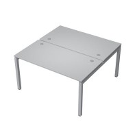 Avance 6МБ.5279 (Серый арктик/алюминий матовый) Бенч-система на 2 рабочих места