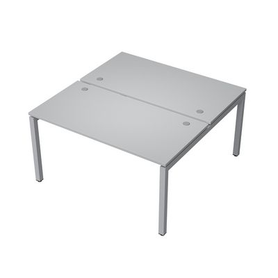 Avance 6МБ.5279 (Серый арктик/алюминий матовый) Бенч-система на 2 рабочих места