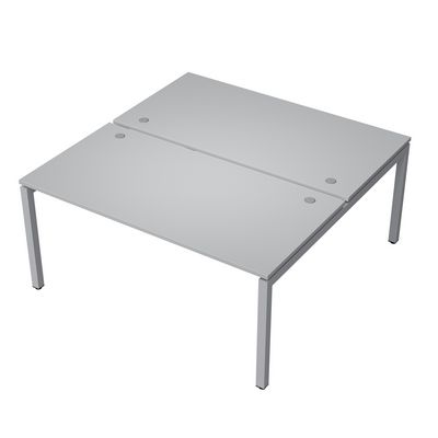 Avance 6МБ.5284 (Серый арктик/алюминий матовый) Бенч-система на 2 рабочих места