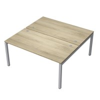 Avance 6МБ.5284 (Нордвуд/алюминий матовый) Бенч-система на 2 рабочих места