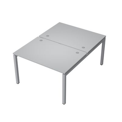 Avance 6МБ.5288 (Серый арктик/алюминий матовый) Бенч-система на 2 рабочих места