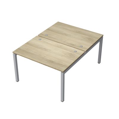 Avance 6МБ.5288 (Нордвуд/алюминий матовый) Бенч-система на 2 рабочих места