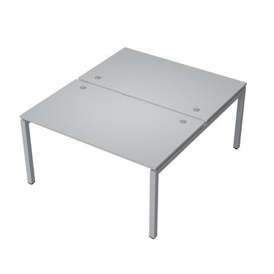 Avance 6МБ.5289 (Серый арктик/алюминий матовый) Бенч-система на 2 рабочих места