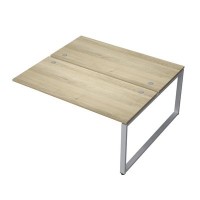 Avance 6МБК-О.6264 (Нордвуд/алюминий матовый) Бенч-система на 2 рабочих места, конечный модуль