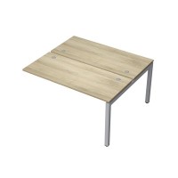 Avance 6МБК.5269 (Нордвуд/алюминий матовый) Бенч-система на 2 рабочих места, конечный модуль