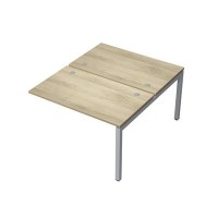 Avance 6МБК.5278 (Нордвуд/алюминий матовый) Бенч-система на 2 рабочих места, конечный модуль