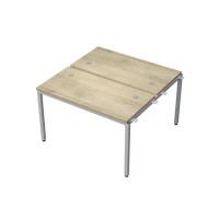 Avance 6МБН.268 (Нордвуд/алюминий матовый) Сдвоенная бенч-система, начальный модуль