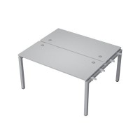 Avance 6МБН.5269 (Серый арктик/алюминий матовый) Бенч-система на 2 рабочих места, начальный модуль