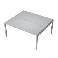 Avance 6МБН.5274 (Серый арктик/алюминий матовый) Бенч-система на 2 рабочих места, начальный модуль