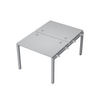 Avance 6МБН.5277 (Серый арктик/алюминий матовый) Бенч-система на 2 рабочих места, начальный модуль