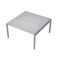 Avance 6МБН.5279 (Серый арктик/алюминий матовый) Бенч-система на 2 рабочих места, начальный модуль