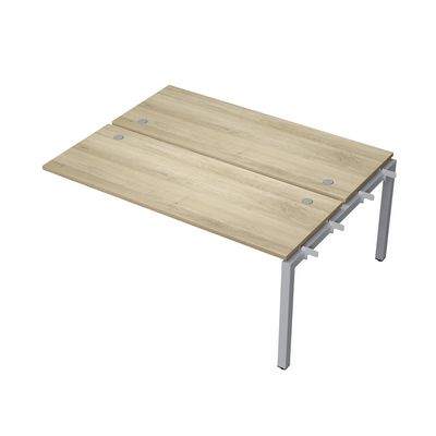 Avance 6МБС.5264 (Нордвуд/алюминий матовый) Бенч-система на 2 рабочих места, средний модуль