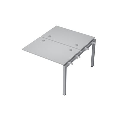 Avance 6МБС.5267 (Серый арктик/алюминий матовый) Бенч-система на 2 рабочих места, средний модуль