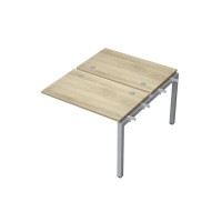 Avance 6МБС.5267 (Нордвуд/алюминий матовый) Бенч-система на 2 рабочих места, средний модуль