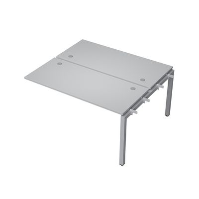 Avance 6МБС.5269 (Серый арктик/алюминий матовый) Бенч-система на 2 рабочих места, средний модуль