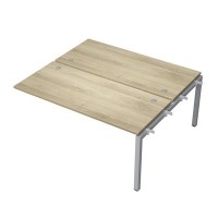 Avance 6МБС.5274 (Нордвуд/алюминий матовый) Бенч-система на 2 рабочих места, средний модуль