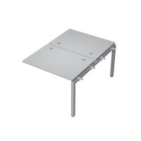 Avance 6МБС.5277 (Серый арктик/алюминий матовый) Бенч-система на 2 рабочих места, средний модуль