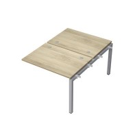 Avance 6МБС.5277 (Нордвуд/алюминий матовый) Бенч-система на 2 рабочих места, средний модуль