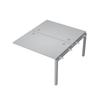 Avance 6МБС.5278 (Серый арктик/алюминий матовый) Бенч-система на 2 рабочих места, средний модуль