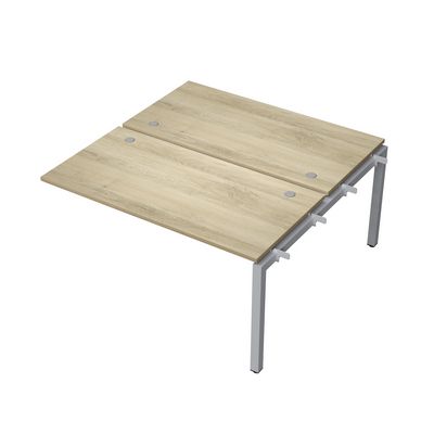 Avance 6МБС.5279 (Серый арктик/алюминий матовый) Бенч-система на 2 рабочих места, средний модуль