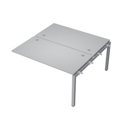 Avance 6МБС.5279 (Нордвуд/алюминий матовый) Бенч-система на 2 рабочих места, средний модуль