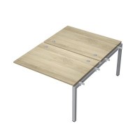 Avance 6МБС.5288 (Нордвуд/алюминий матовый) Бенч-система на 2 рабочих места, средний модуль