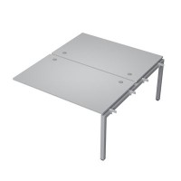 Avance 6МБС.5289 (Серый арктик/алюминий матовый) Бенч-система на 2 рабочих места, средний модуль