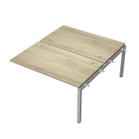 Avance 6МБС.5289 (Нордвуд/алюминий матовый) Бенч-система на 2 рабочих места, средний модуль