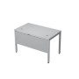 Avance 6МД.008 (Серый арктик/алюминий матовый) Стол рабочий