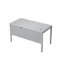 Avance 6МД.009 (Серый арктик/алюминий матовый) Стол рабочий