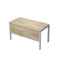 Avance 6МД.009 (Нордвуд/алюминий матовый) Стол рабочий