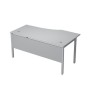 Avance 6МД.020 (Серый арктик/алюминий матовый) Стол криволинейный левый