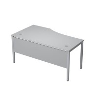 Avance 6МД.021 (Серый арктик/алюминий матовый) Стол криволинейный правый