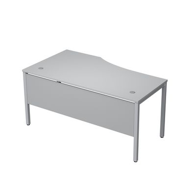 Avance 6МД.021 (Серый арктик/алюминий матовый) Стол криволинейный правый
