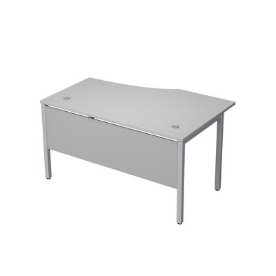 Avance 6МД.022 (Серый арктик/алюминий матовый) Стол криволинейный левый