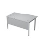 Avance 6МД.022 (Серый арктик/алюминий матовый) Стол криволинейный левый