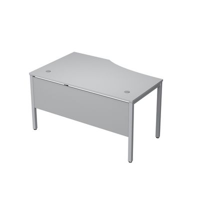 Avance 6МД.023 (Серый арктик/алюминий матовый) Стол криволинейный правый