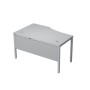 Avance 6МД.023 (Серый арктик/алюминий матовый) Стол криволинейный правый