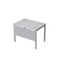 Avance 6МК.007 (Серый арктик/алюминий матовый) Стол рабочий
