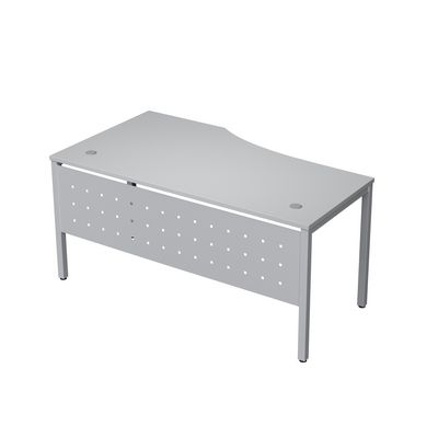 Avance 6МК.021 (Серый арктик/алюминий матовый) Стол криволинейный правый