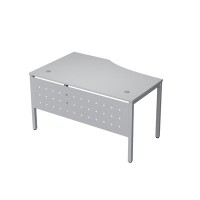 Avance 6МК.023 (Серый арктик/алюминий матовый) Стол криволинейный правый