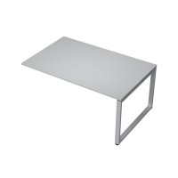 Avance 6МПК-О.601 (Серый арктик/алюминий матовый) Бенч-система для переговорных столов, конечный модуль